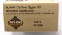 HO Scale Proto 2000 Series 8K Gallon Type 21 Riveted Tank Car GATX 51238