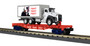 MTH Trains Donald J. Trump O Gauge RailKing Flat Car with Box Truck 30-76937