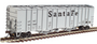 Walthers HO 50' Airslide(R) Covered Hopper - Ready-To-Run -- Atchison, Topeka & Santa Fe
