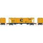 Athearn N 28347 PS-2 2893 3-Bay Covered Hopper C&O #2063