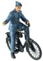 WBritain 25024 Historical Figure RAF Ground Aircraftsman on Bicycle
