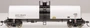 HO Atlas 1553-2 17,360 Gallon Tank CarACFX White/Black #86471