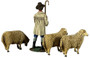 WBritain Toy Soldiers and Figures Shepherd With Three Sheep 35007