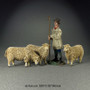 WBritain Toy Soldiers and Figures Shepherd With Three Sheep 35007