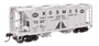 Walthers Mainline 910-49720 HO ACF 1958 Cu Ft Covered Hopper Kosmos Cement KSMX #101