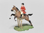 Heyde Germany Polo Player Mounted Figure Jumping Fence