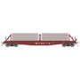Rapido HO 138303A F30D 50' Tie Car: BN MOW: Single Car #2