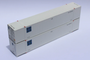 JTC Model Trains N NACS 53' HIGH CUBE, 6-42-6 corrugated containers 2pk