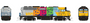 Rapido N Scale Locomotive 580518 F40PH-2D (DC/DCC/Sound) VIA Rail Kool Aid #6406