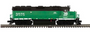 Atlas O Premier 30138569 GP40 Locomotive Burlington Northern 3081 (Green/White/Black) 3RL