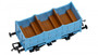 Bachmann 76029 Thomas & Friends HO Open Carriage Blue