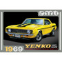 AMT #1093 1/25 Scale 1969 Chevy Camaro Yenko Model Kit
