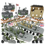 BMC 40009 WW2 D-Day Plastic Army Men - Invasion of Normandy 114pc Boxed Playset