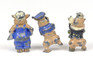 Phillip Segal Toys Three Little Pigs Vintage Rare Figure Nursery Rhyme Series