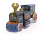 Modern Toy Japan 3177 Tin Litho Mechanical Steam Engine