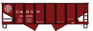 Accurail 81421 HO Scale Denver Rio Grande Western USRA Twin Hopper Kit #18230