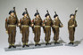 The British Toy Soldier Company Set 206 Gibraltar Defense Regiment at Attention