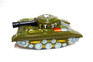 Mitsuhashi Tin Friction T-35 Army Historical Tank 4 1/2 Inches Long