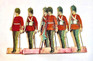 Pellerin Epinal Paper Cardboard British Guards Infantry with Officer