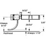Kadee 803 On3 Scale Plastic Couplers & Gearboxes - Black