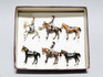 Vintage Fine Composition Figures 90 Napoleon and Generals Mounted