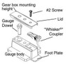 Kadee Magne-Matic #206 HO Insulated Multi-Purpose Coupler Height Gauge