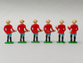 Grey Iron Dimestore Figures Legion Bugler and Drummer Historical Figures