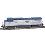 Atlas 40005150 N Dash 8-32BHW Silver Amtrak Phase V White Sill 508