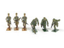 Fusilier Miniatures World War II German Infantry Toy Soldiers 6 Pieces