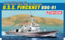 Dragon Models 7057 1/700 USS Pinckney DDG91 Arleigh Burke Class Flight IIA Destroyer
