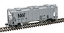 Atlas HO Master 20007698 Portec 3000 Covered Hopper Norfolk & Western #180015