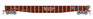 Athearn 82962 HO 65' Mill Gondola, Southern Pacific 340334