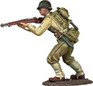W. Britain Model Figures 25187 U.S. Infantryman Advancing with Caution, 1944-45