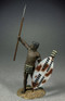 W Britain Model Figures and Toy Soldiers 20203 Zulu Warrior Signaling, 1879