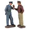 WBritain 25029 "Got A Light?" - USAAF Pilot Lighting Cigarette For RCAF Pilot - 2 Piece Set