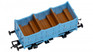 Bachmann 76029 Thomas & Friends HO Open Carriage Blue