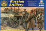 Italeri 6053 Historics 1:72 Russian Artilley Crimean War 1854. Unpainted.