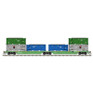 ATLAS HO MASTER BULK CARRIER W/6 CONTAINERS GREENFIELD LOGISTICS [GFLX] #113 [GFLU #001030, 001076, MHFU #002221, 002319, BFLU #000109, 000337]