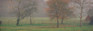Images Of The Land® ShelfScapes #1345 Foggy Morning 10" x 30" Scenic Backdrop