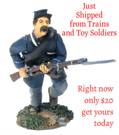 Special offer on W Britain 31048  Union Infantry Charging No.2 only $20