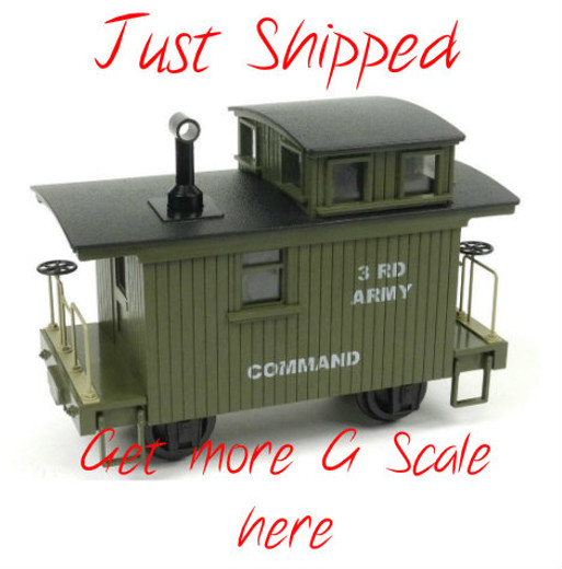 Your best source for G Scale Trains is right here