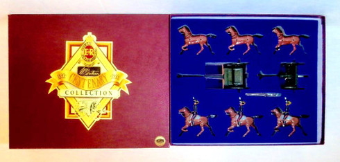 W Britain Collection 8825 Gun Team Royal Horse Artillery King's Troop