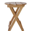 Bamboo Folding Stool for use with the Sauna Fix near infrared sauna