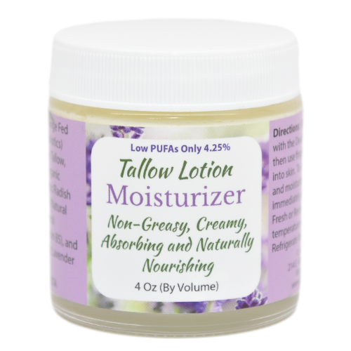 Tallow Lotion Moisturizer by Creatrix Solutions 