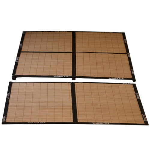 Front of Bamboo Mat for Hot Yoga and Exercise Radiant Sauna Tent