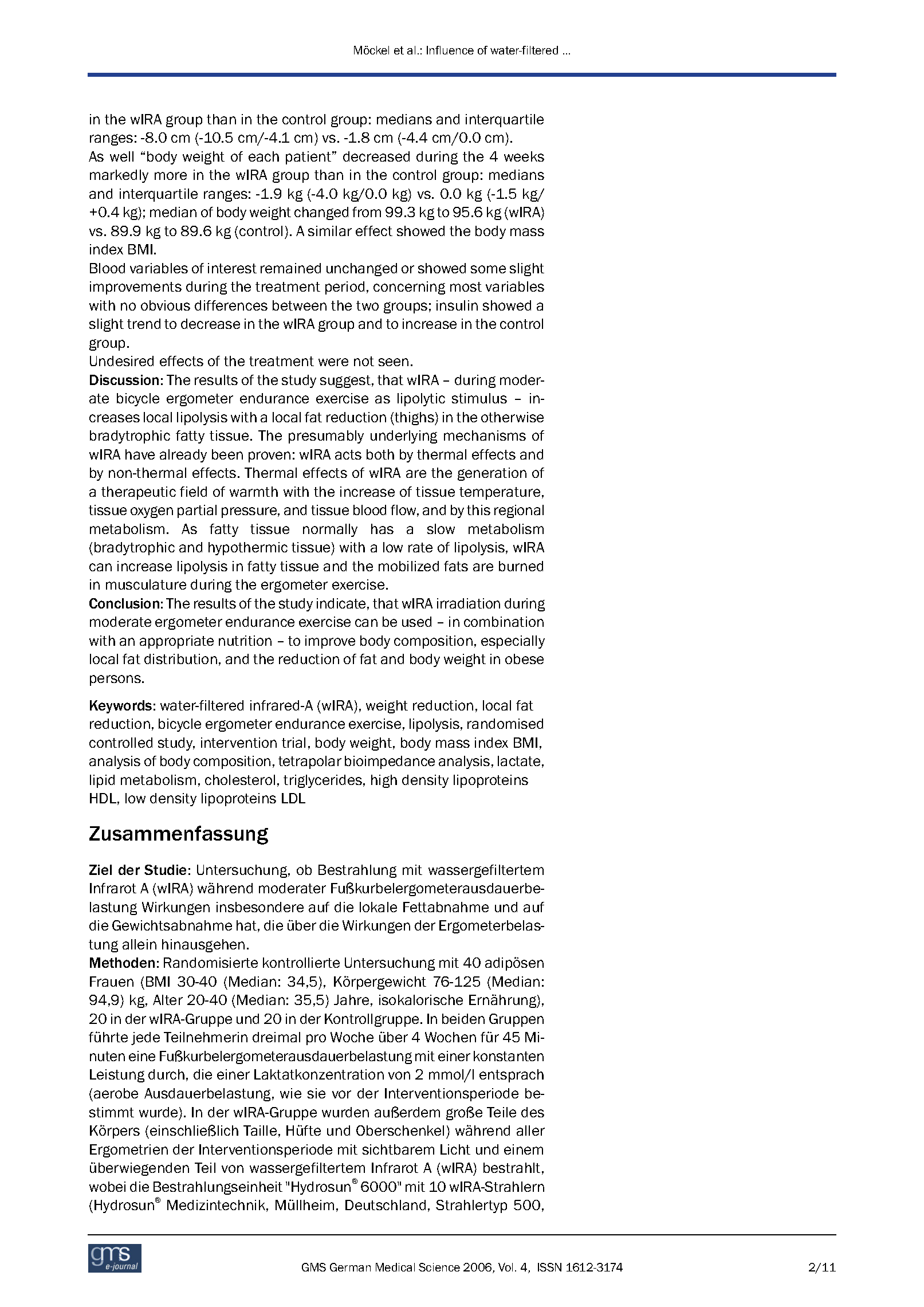 Bicycle, NIR, and Weight Loss Study Page 2