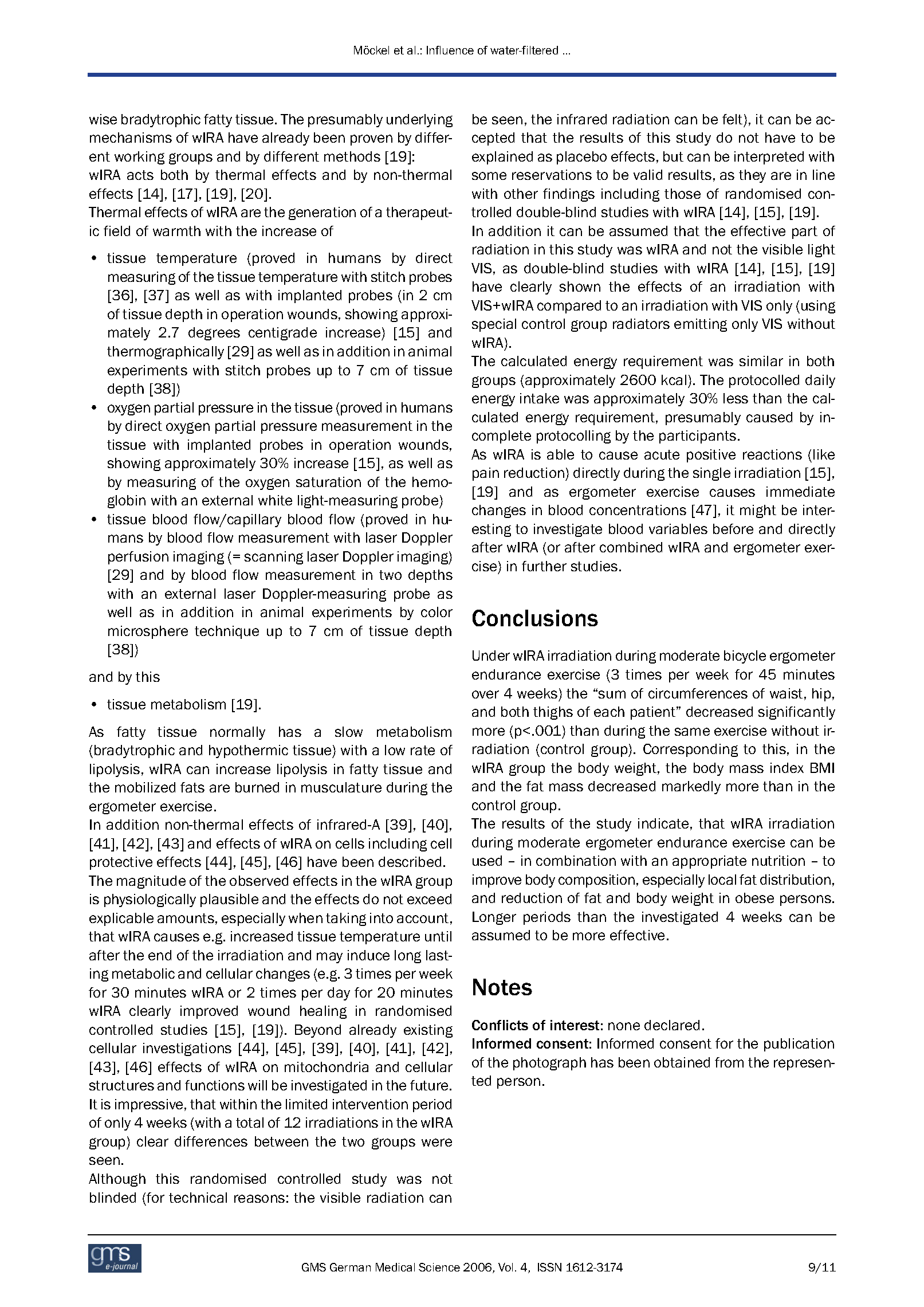 Bicycle, NIR, and Weight Loss Study Page 9