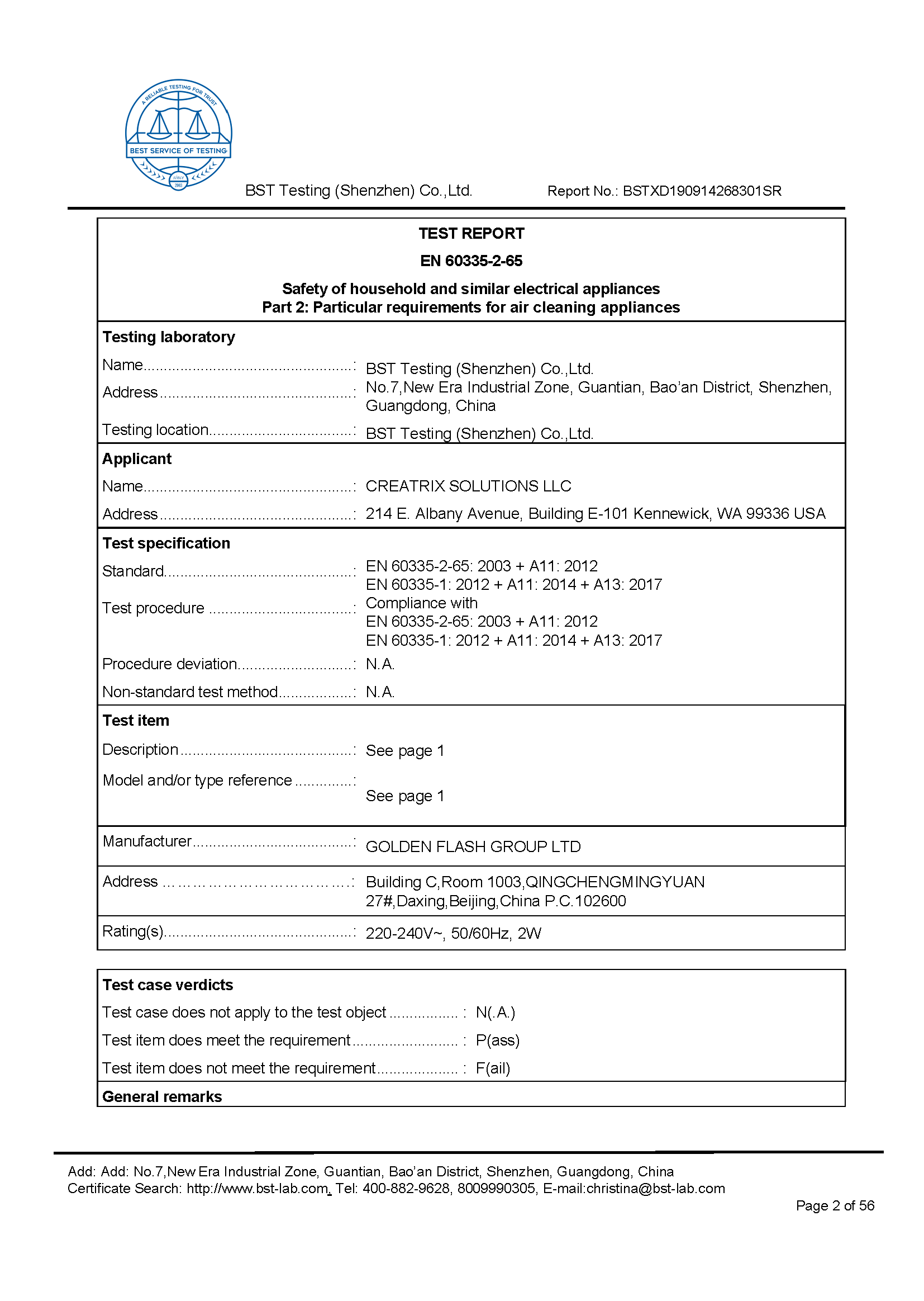 Ionic Refresher CD LVD Report Page 2