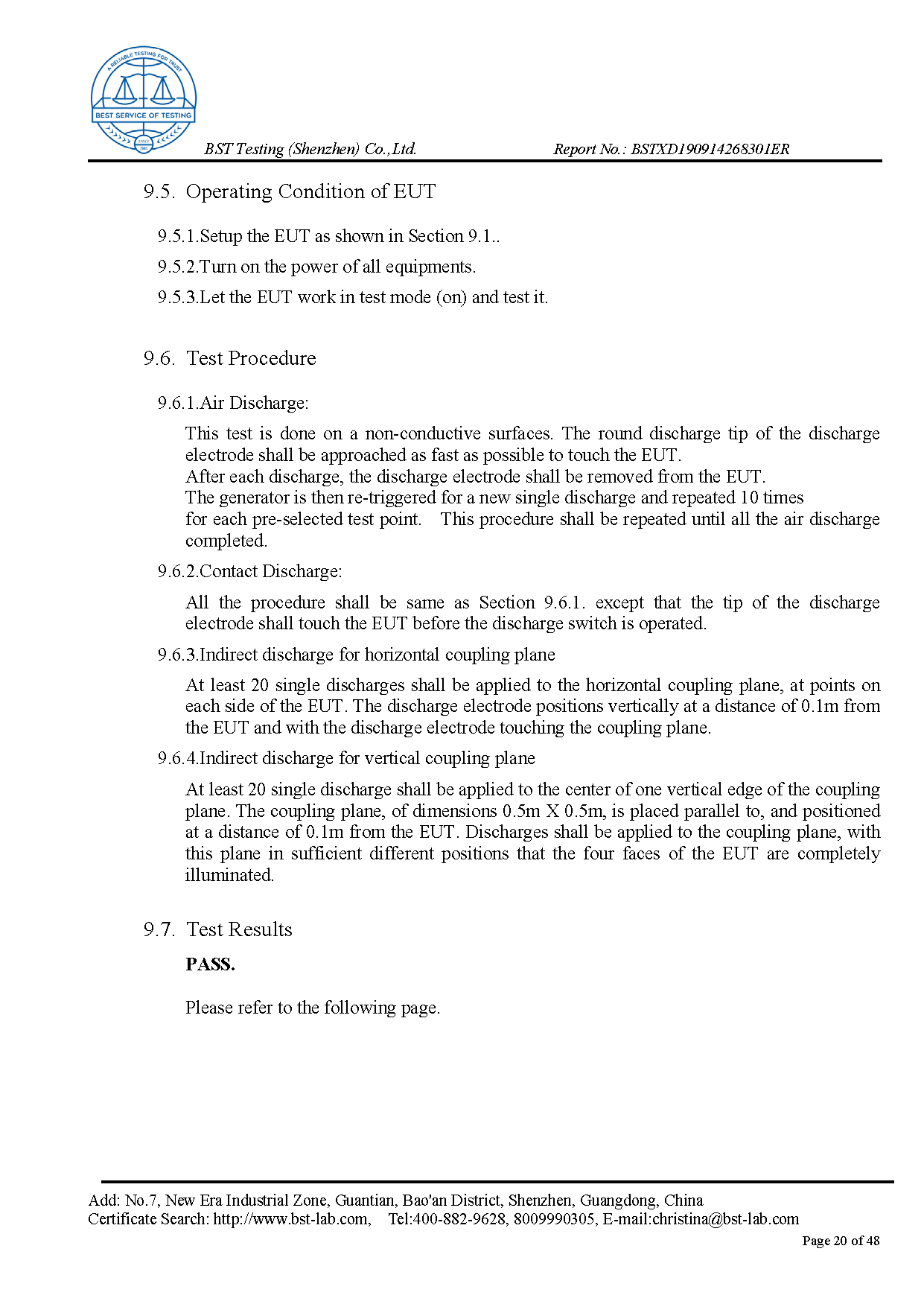 Ionic Refresher EMC Report Page 20