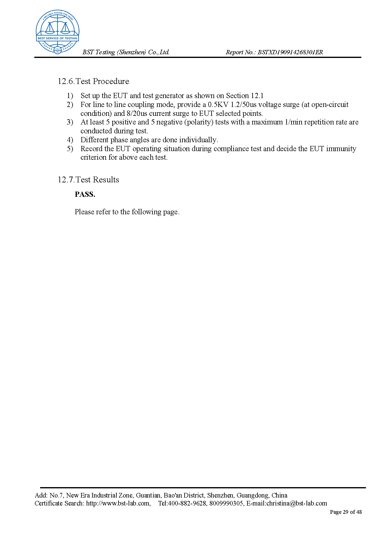 Ionic Refresher EMC Report Page 29